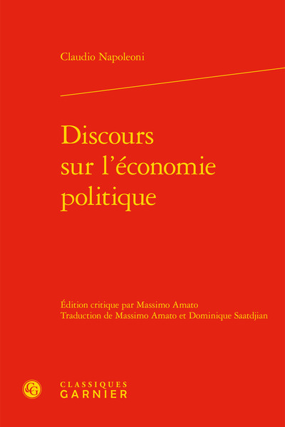 Image de Discours sur l'économie politique