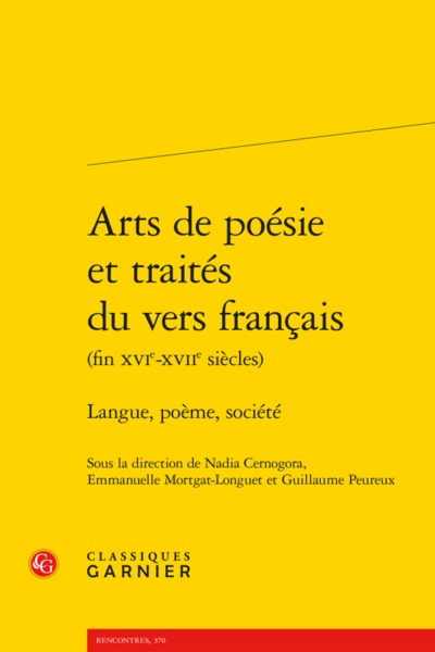 Image de Arts de poésie et traités du vers français