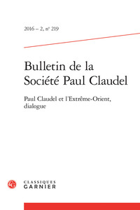 Image de Bulletin de la Société Paul Claudel