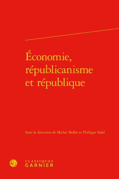 Image de Économie, républicanisme et république
