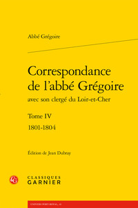 Picture of Correspondance de l'abbé Grégoire