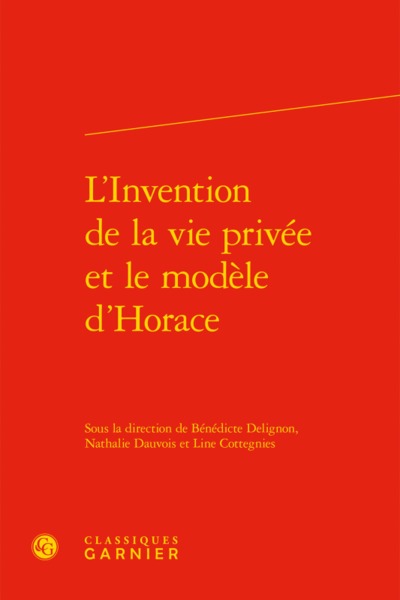 Image de L'Invention de la vie privée et le modèle d'Horace