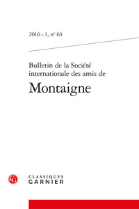 Image de Bulletin de la Société internationale des amis de Montaigne