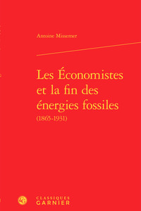 Image de Les Économistes et la fin des énergies fossiles