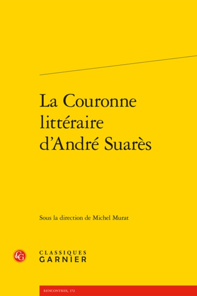 Image de La Couronne littéraire d'André Suarès