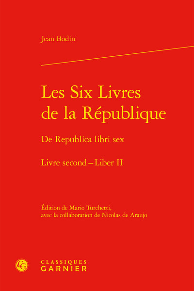Picture of Les Six Livres de la République / De Republica libri sex