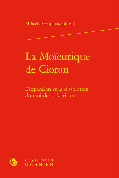 Image de La Moïeutique de Cioran