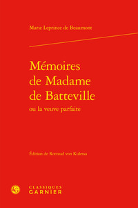 Picture of Mémoires de Madame de Batteville