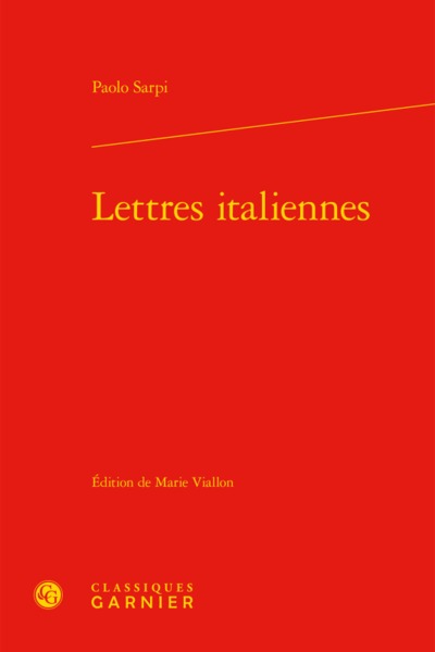 Picture of Lettres italiennes