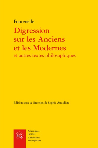 Picture of Digression sur les Anciens et les Modernes