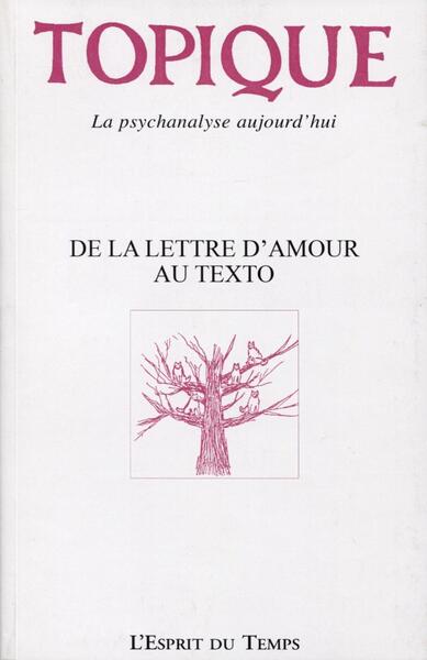 Image de Topique 147 Novembre 2019 - De la lettre d'amour au texto