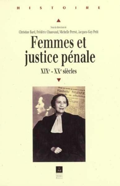 Picture of Femmes et justice pénale