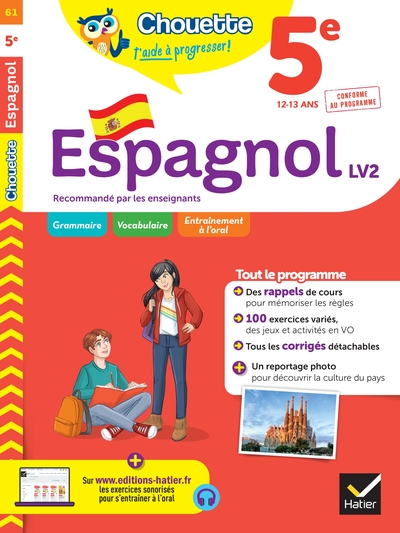 Image de Chouette - Espagnol 5e - LV2 (A1 vers A2)