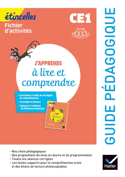 Image de Etincelles - Français CE1 Ed. 2019 - J'apprends à lire et comprendre - Guide pédagogique
