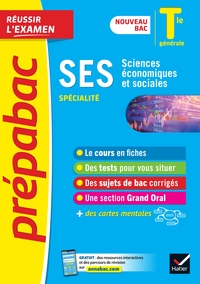 Picture of SES Tle générale (spécialité) - Prépabac Réussir l'examen - Bac 2023