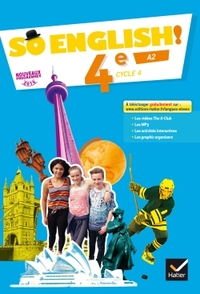 Image de So English! - Anglais 4e Éd. 2017 - Livre élève