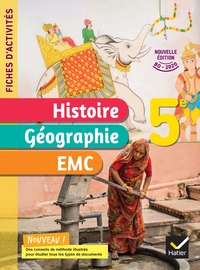 Picture of Fiches d'activités Histoire-Géographie-EMC 5e - Ed. 2022 - Cahier élève