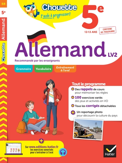 Image de Chouette - Allemand 5e - LV2 (A1 vers A2)
