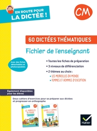 Picture of En route pour la dictée ! CM - Ed. 2022 - Fichier photocopiable 60 dictées thématiques
