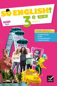Picture of So English! - Anglais 3e Éd. 2017 - Livre élève