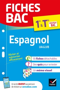 Image de Fiches bac - Espagnol 1re/Tle  - Bac 2025