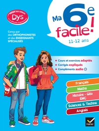 Picture of Ma 6e facile ! adapté aux enfants dyslexiques (DYS) ou en difficulté d'apprentissage