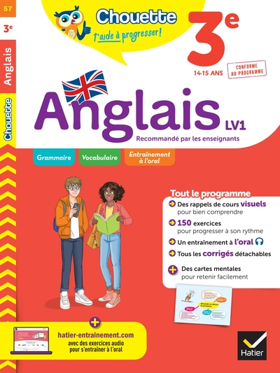 Image de Chouette - Anglais 3e  - LV1 (A2+, B1)