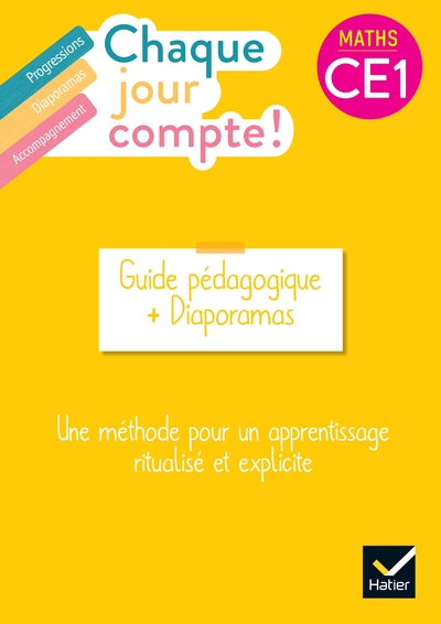 Picture of Chaque jour compte - Maths CE1 Ed. 2023 - Guide bi-média avec diaporamas