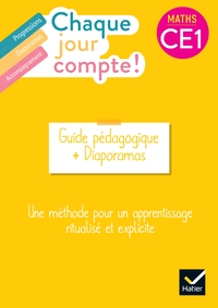 Picture of Chaque jour compte - Maths CE1 Ed. 2023 - Guide bi-média avec diaporamas