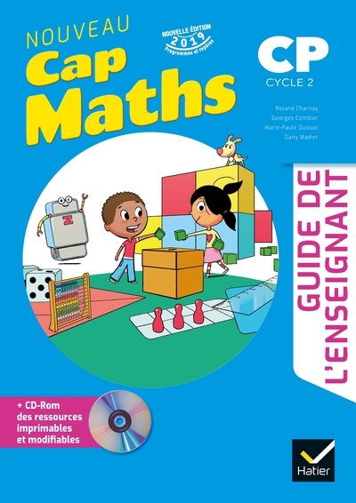 Image de CAP MATHS CP Ed. 2019 Guide pédagogique + CD Rom