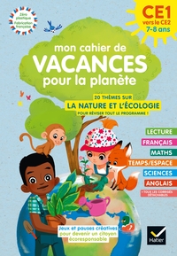 Picture of Mon cahier de Vacances pour la planète 2024 du CE1 au CE2 7/8 ans