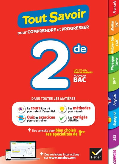 Picture of Tout savoir 2de 2023-2024 (toute les matières)