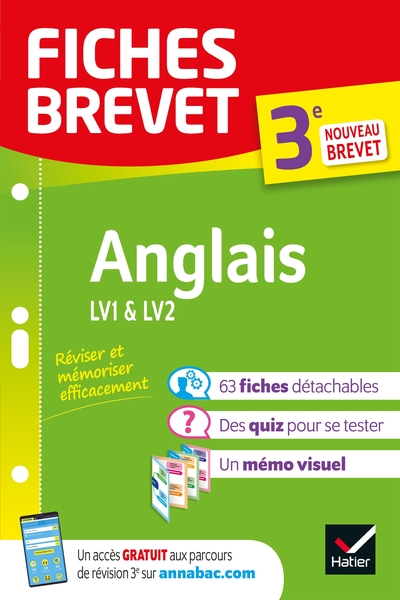Image de Fiches brevet Anglais 3e - Brevet 2023