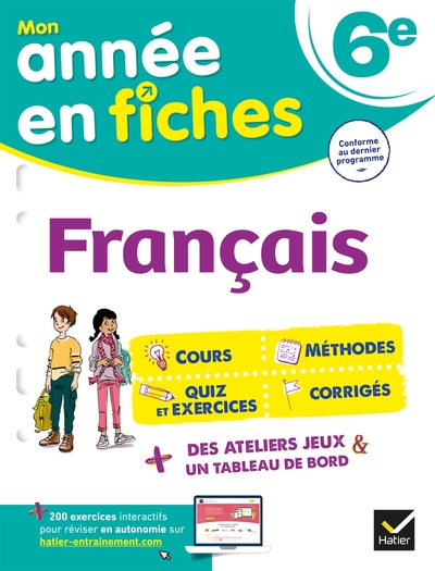 Picture of Français 6e (fiches de révision & exercices)