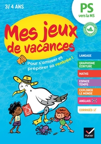 Image de Mes jeux de vacances - Cahier de vacances 2025 de la PS vers la MS