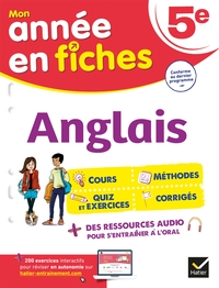 Picture of Anglais 5e (fiches de révision & exercices)