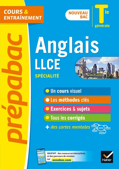 Picture of Prépabac Anglais LLCE Tle générale (spécialité) - Bac 2023