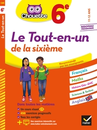Picture of Chouette - Le cahier  Tout-en-un 6e