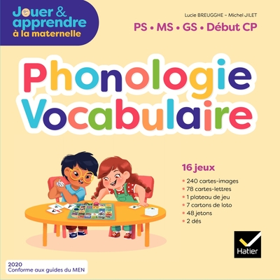 Image de Jouer et apprendre - Lecture Maternelle PS, MS, GS Éd. 2020 - Jeux Phonologie Vocabulaire