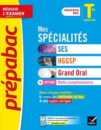 Picture of Prépabac Mes spécialités SES, HGGSP, Grand Oral & Maths complémentaires Tle  - Bac 2024