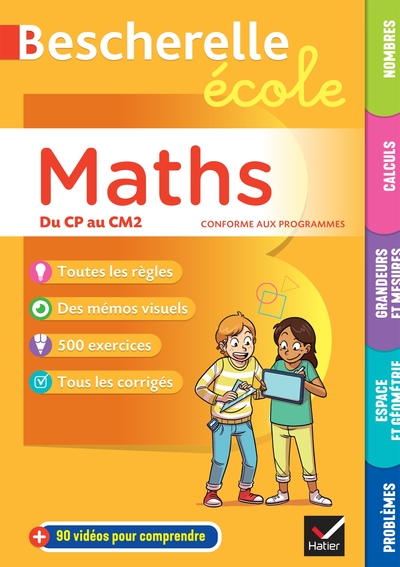 Picture of Bescherelle école - Maths (CP, CE1, CE2, CM1, CM2)