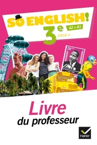 Picture of So English! - Anglais 3e Éd. 2017 - Livre du professeur