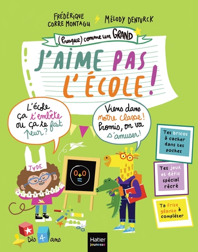 Image de (Presque) comme un grand - J'aime pas l'école ! Dès 4 ans
