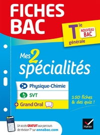 Picture of Fiches bac - Mes 2 spécialités Tle générale : Physique-chimie, SVT & Grand Oral - Bac 2025
