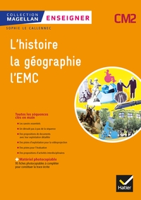 Image de Magellan - Enseigner Histoire-Géographie EMC CM2 Ed. 2019 - Guide + matériel photocopiable