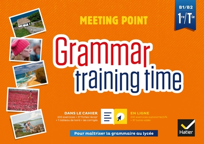 Image de Grammar training time - Anglais 1re/Tle Éd. 2019 - Cahier grammaire bi-media