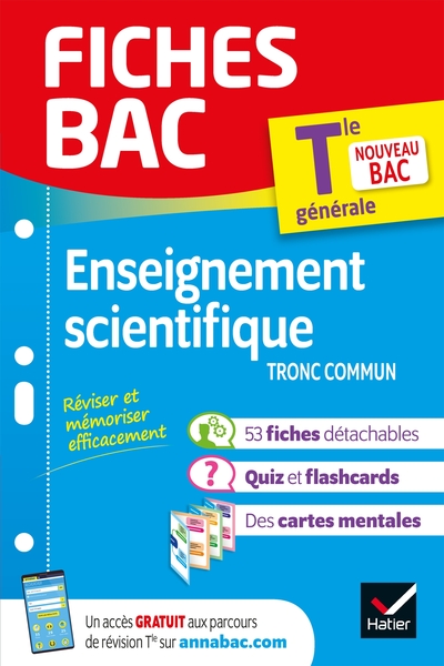 Picture of Fiches bac Enseignement scientifique Tle - Bac 2025