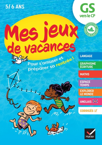 Image de Mes jeux de vacances - Cahier de vacances 2025 de la GS vers le CP