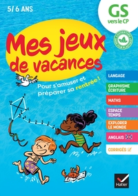 Image de Mes jeux de vacances - Cahier de vacances 2025 de la GS vers le CP