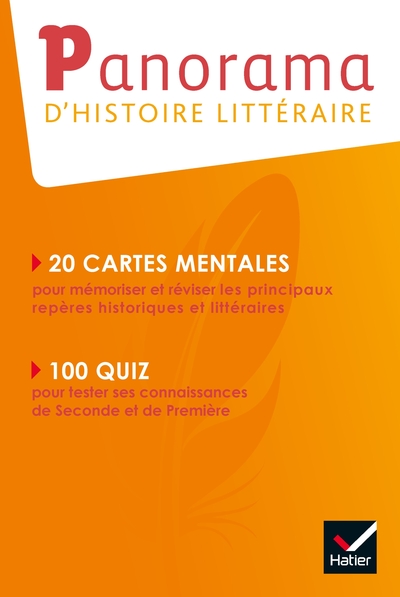 Image de Panorama d'histoire littéraire - Français 2de/1re - Éd. 2019 - Livret